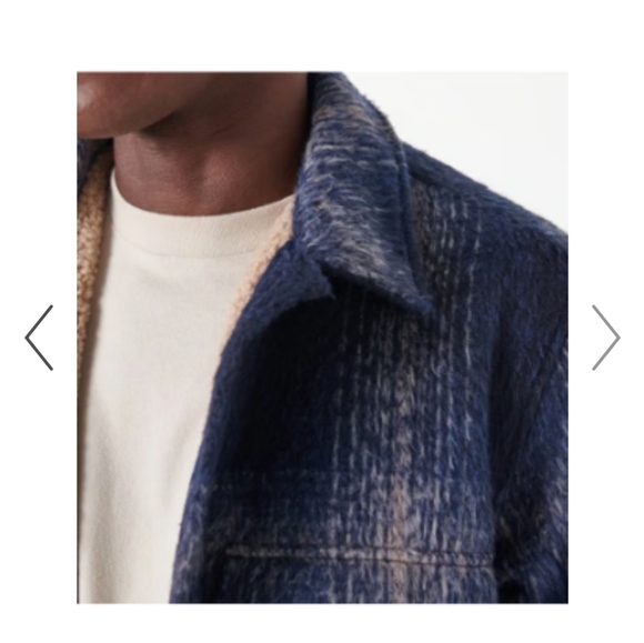 Abercrombie & Fitch Sherpa Lined Shirt Jacket Sz.XS NWT - Picture 5 of 13